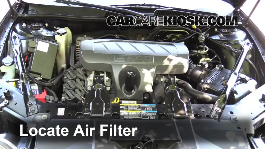 2007 Buick LaCrosse CXL 3.8L V6 Air Filter (Engine) Replace